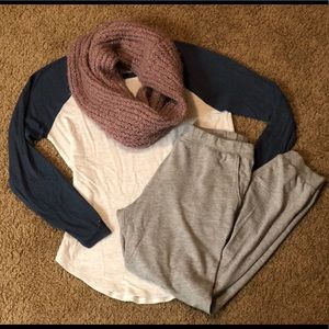 H&M cotton joggers xs